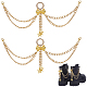 2Pcs Aluminium Boot Strap Chains(HJEW-SP00028)-1