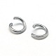 304 Stainless Steel Jump Rings(X-STAS-E043-8x1mm)-2