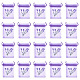 20Pcs Polyester Mesh Sachet Packing Drawstring Bgas(ABAG-TA0002-20E)-1