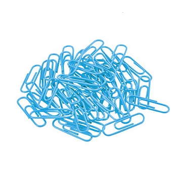 Paper Clips, Blue, 28mm