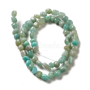 amazonite naturelles brins de perles(G-D081-A06)-2