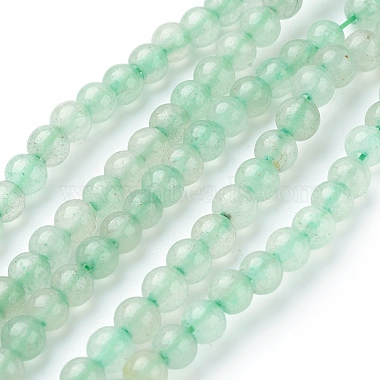 4mm LightGreen Round Green Aventurine Beads