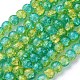 Spray Painted Crackle Glass Beads Strands(CCG-Q002-8mm-07)-2