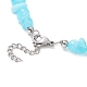 3Pcs 3 Color Acrylic Chips Beaded Chain Necklaces Set(NJEW-JN04313)-4