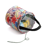 Oxford Cloth Waterproof Crochet Bags, Portable Yarn Storage Organizer Bag, Crocheting & Knitting Supplies, Colorful, 14x13.5cm(PW-WG79851-05)