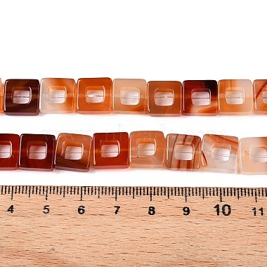 Natural Red Agate Beads Strands(G-N342-102A)-5