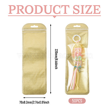 50Pcs PP Plastic Watchband Storage Resealable Bags(ABAG-TADJ0003-01A)-3