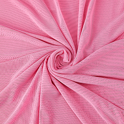 Polyester Elastic Mesh Fabric, Clothing Accessories, Pink, 100x170x0.01cm(DIY-WH0496-31C)