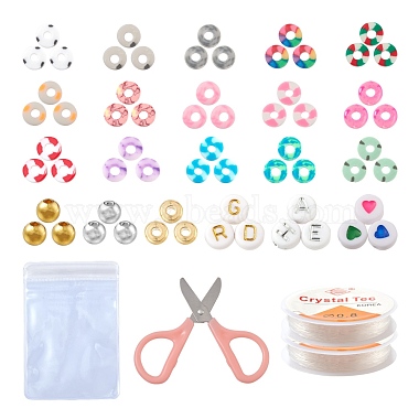 Kits de fabrication de bracelets de perles en argile polymère bricolage(DIY-FS0002-29)-2