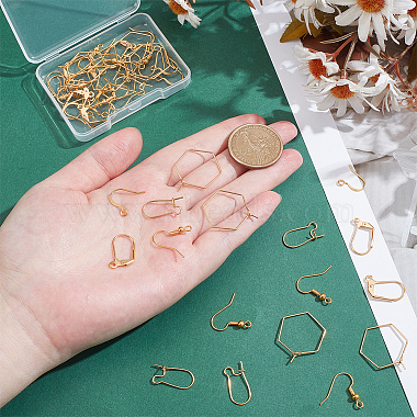 Brass Earring Hooks & Leverback Earring Findings(KK-ME0002-48)-3