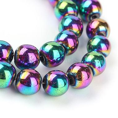 Non-magnetic Synthetic Hematite Beads Strands(G-S096-4mm-5)-2