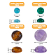 56Pcs 28 Styles Chakra Natural & Synthetic Mixed Gemstone Cabochons(G-FH0002-21)-2