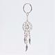 Woven Net/Web with Feather Alloy Keychain(KEYC-JKC00125)-3