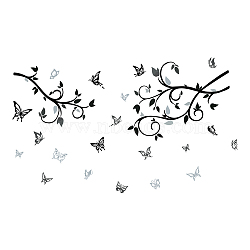 PVC Wall Stickers, Wall Decoration, Butterfly Pattern, 390x1180mm(DIY-WH0228-841)