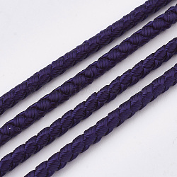 Acrylic Fiber Cords, Indigo, 3mm, about 6.56 yards(6m)/roll(OCOR-Q048-01B)