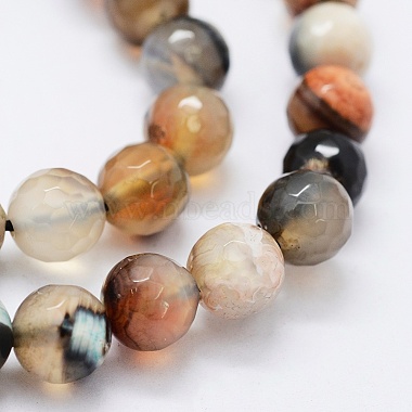 Natural Agate Beads Strands(G-K261-04A-8mm)-3