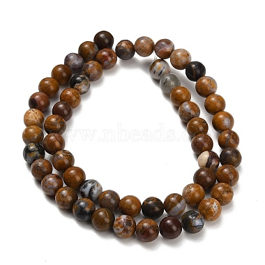 Natural Wealth Stone Beads Strands(G-C289-B01-6mm)-4