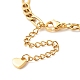 304 Stainless Steel Figaro Chain Bracelet with Toggie Clasp for Women(BJEW-JB07690)-5