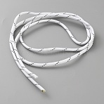 Luminous Glow in the Dark Polyester Cord, White, 4mm, about 30m/bundle(AJEW-WH20130-137A-05)