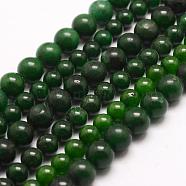 Natural Taiwan Jade Beads Strands, Round, 10~10.5mm, Hole: 1mm, about 39pcs/strand, 15.75 inch(40cm)(G-E380-04-10mm)