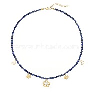 Pearl Bead Necklaces, Bib Chain Necklace(RX5891-1)