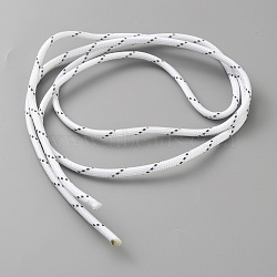 Luminous Glow in the Dark Polyester Cord, White, 4mm, about 30m/bundle(AJEW-WH20130-137A-05)
