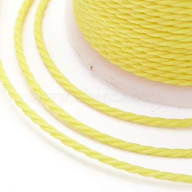 Round Waxed Polyester Cord(YC-G006-01-1.0mm-04)-2