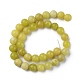 naturels de citron jade perles brins(G-G0003-C02-A)-3