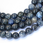 Natural Sodalite Round Bead Strands, 8mm, Hole: 1mm, about 47pcs/strand, 15.5 inch(X-G-E334-8mm-16)