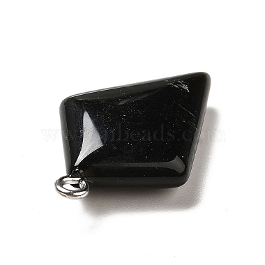 Natural & Synthetic Mixed Gemstone Pendants(G-G932-A)-5