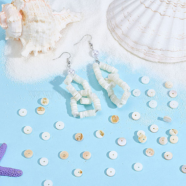 400Pcs Natural Freshwater Shell Beads(SHEL-ME0001-05)-4