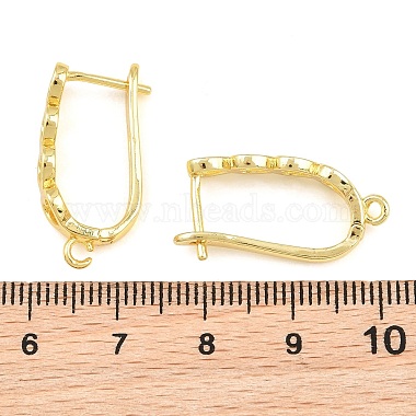 Brass Hoop Earring Findings(KK-CBA5558-01G)-3