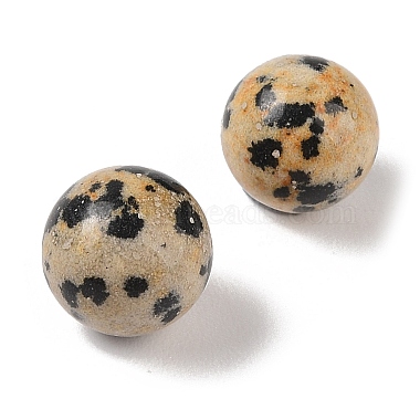 Natural Dalmatian Jasper No Hole Sphere Beads(G-K353-04A-16)-2