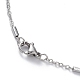 304 Stainless Steel Satellite Chain Necklace for Men Women(STAS-B039-13P)-3