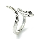 Snake Alloy Open Cuff Rings(RJEW-K275-68AS)-1