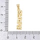 真鍮のペンダント(KK-C162-054B-G)-4