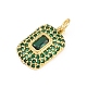 Brass Micro Pave Cubic Zirconia Pendants(CU-CBAAB9C-02G-04)-2