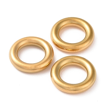 304 Stainless Steel Linking Rings, Round Ring, Golden, 14x3mm, Inner Diameter: 8mm