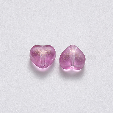 Perles de verre peintes par pulvérisation transparent(X-GLAA-R211-02-B06)-2