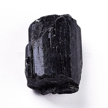 Rough Raw Natural Black Tourmaline Beads(G-I302-01)-2