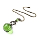 Faceted Glass Round Big Pendant Decorations(HJEW-F007-A01)-1