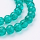Spray Painted Crackle Glass Beads Strands(CCG-Q001-10mm-15)-3