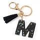 1Pc Resin Letter Keychains(KEYC-TADJ0001-09M)-2