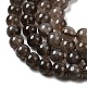 Natural Smoky Quartz Beads Strands(G-B167-A09-8mm)-4