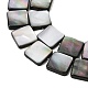 Natur schwarz Lippe Shell Perlen Str&auml;nge(SHEL-A006-09B)-3
