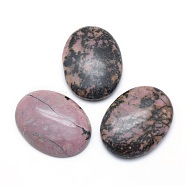 Natural Rhodonite Cabochons, Oval, 40x30x7.5~8mm(G-P393-I15)
