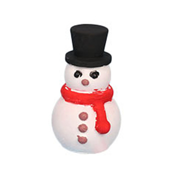 DIY Candle Making Silicone Molds, Christmas Theme, Snowman, Ghost White, 54x59.5x89mm, Inner Diameter: 35.5mm
