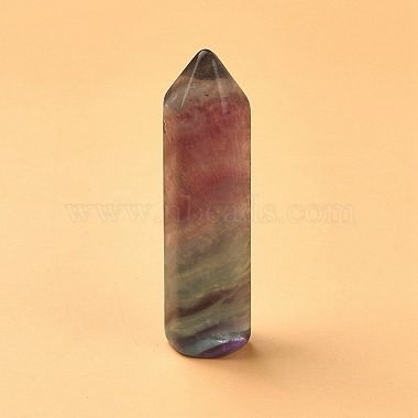 Natural Fluorite Pointed Beads(G-YW0001-40)-5