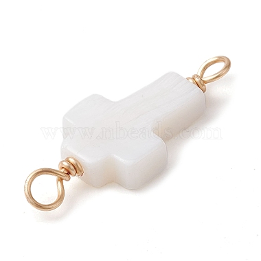 Natural Freshwater Shell Connector Charms(PALLOY-JF02441-01)-3