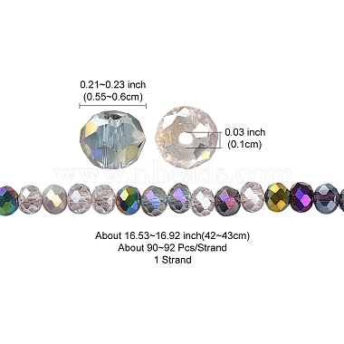 Electroplate Glass Beads Strands(EGLA-YW0002-D03)-4